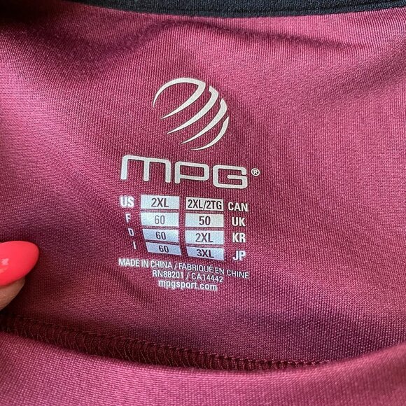 MPG Bnwt Mens Long Sleeve Striped Shirt Xxlarge - Picture 8 of 9